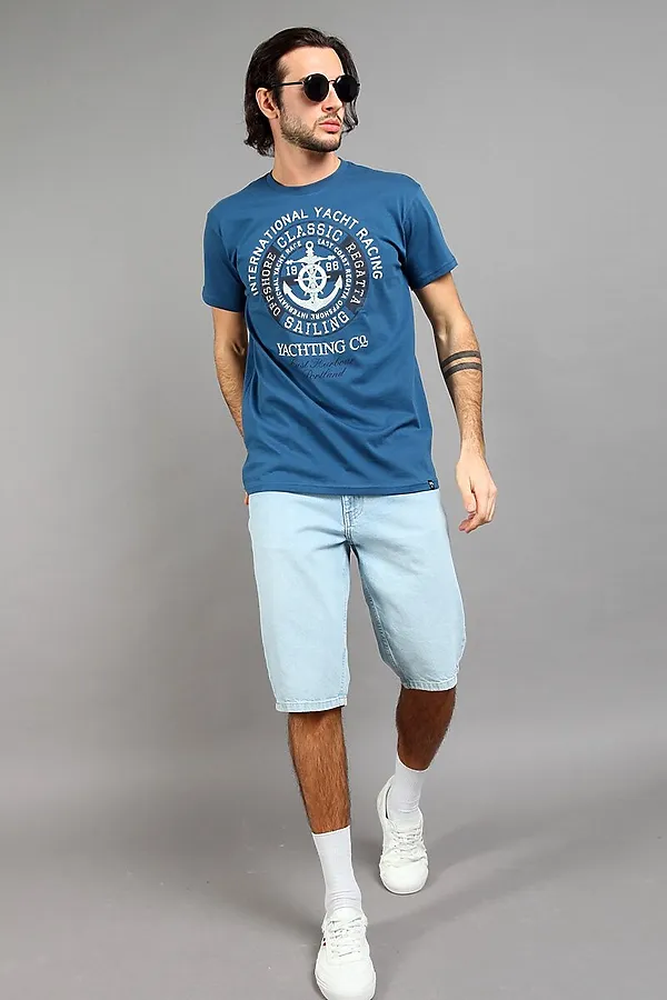 Футболка F5, морской - фото 2