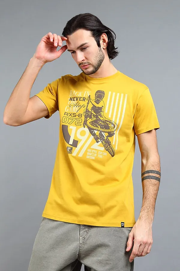 Футболка F5, горчичный - фото 2