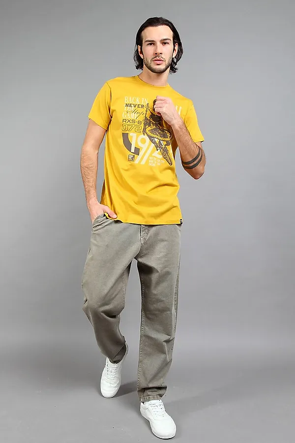 Футболка F5, горчичный - фото 2