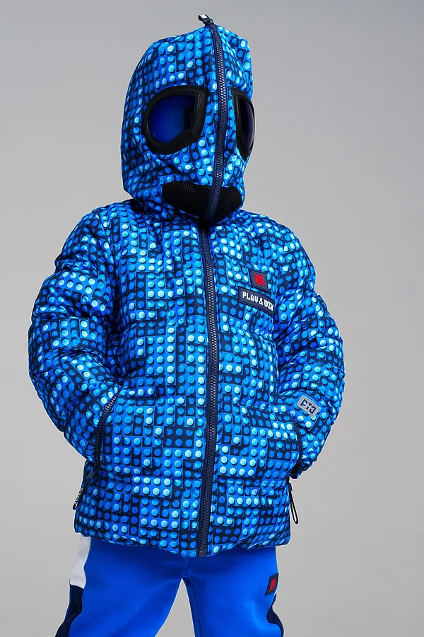 Куртка PLAYTODAY, голубой,черный - фото 2