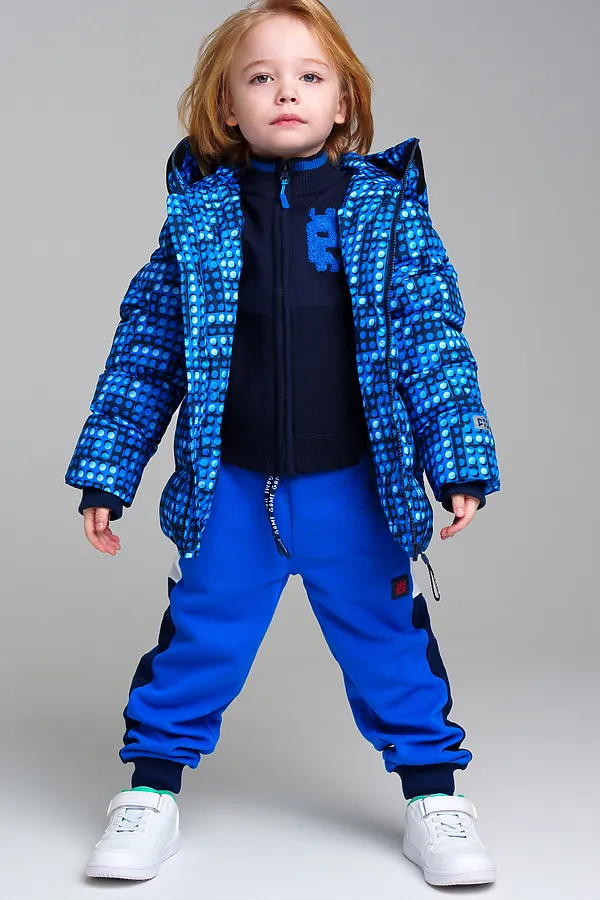 Куртка PLAYTODAY, голубой,черный - фото 2