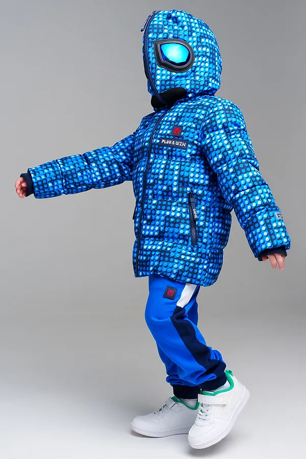 Куртка PLAYTODAY, голубой,черный - фото 2