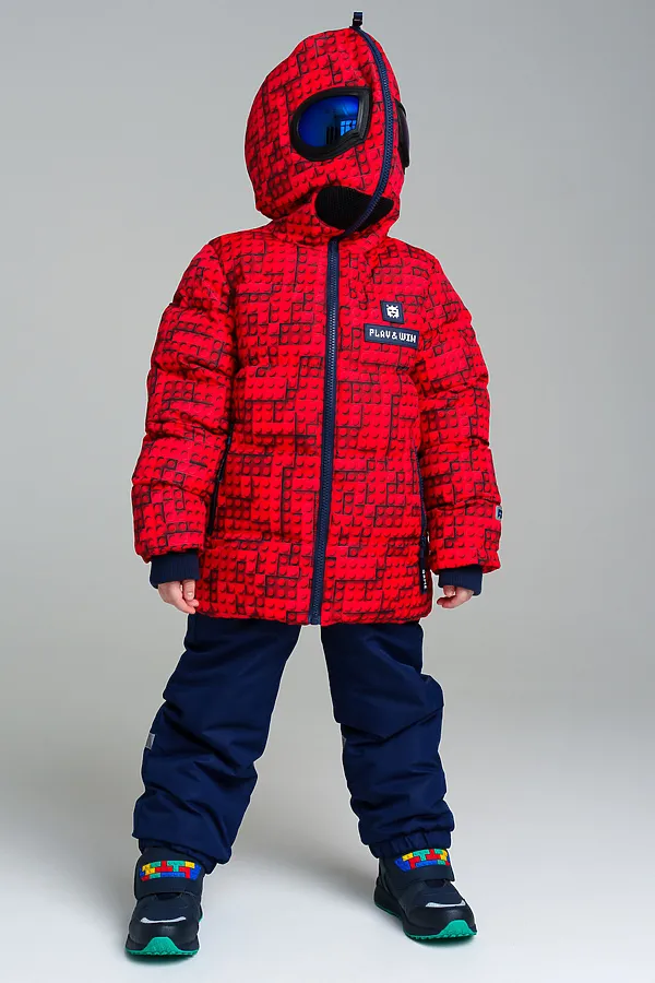 Куртка PLAYTODAY, красный,черный - фото 2
