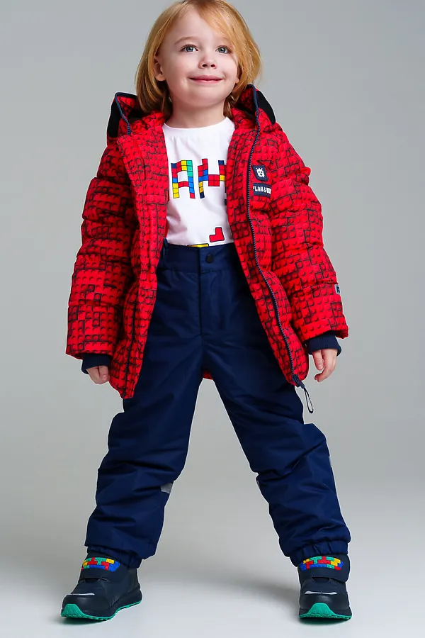 Куртка PLAYTODAY, красный,черный - фото 2