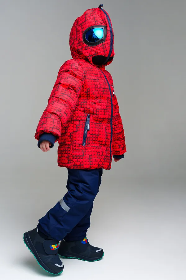 Куртка PLAYTODAY, красный,черный - фото 2