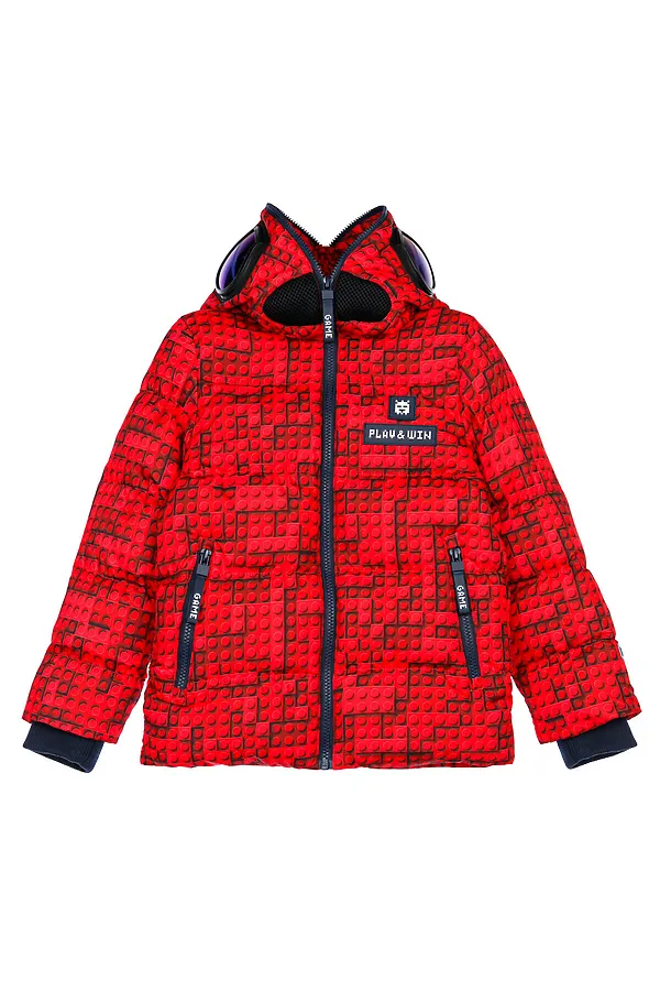 Куртка PLAYTODAY, красный,черный - фото 2