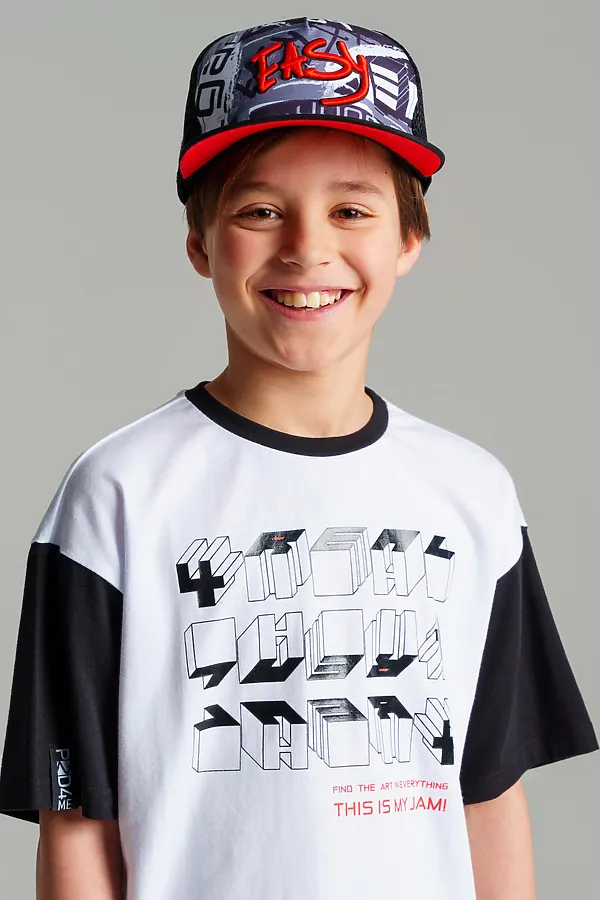 Кепка PLAYTODAY, черный,красный,разноцветный - фото 2