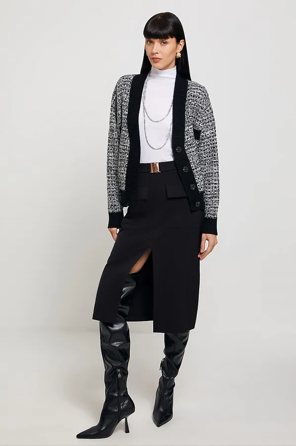 Жакет CONCEPT CLUB, черно-белый - фото 2