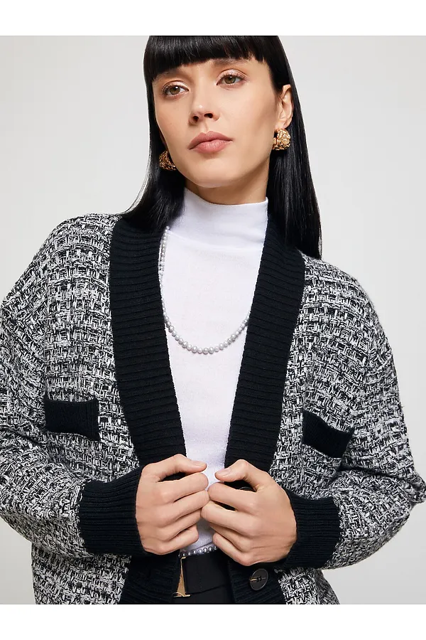 Жакет CONCEPT CLUB, черно-белый - фото 2