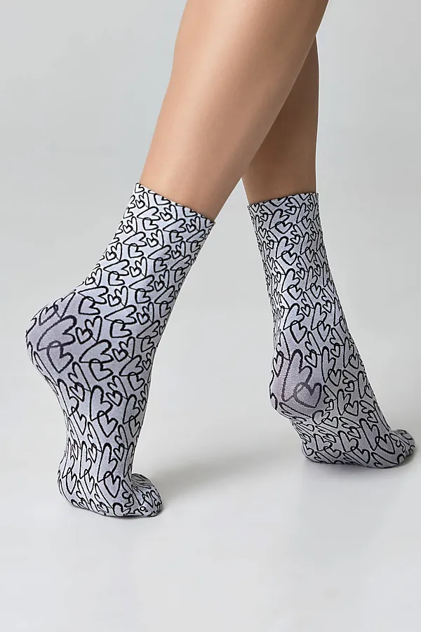 Носки  CONTE ELEGANT, nero-bianco - фото 2