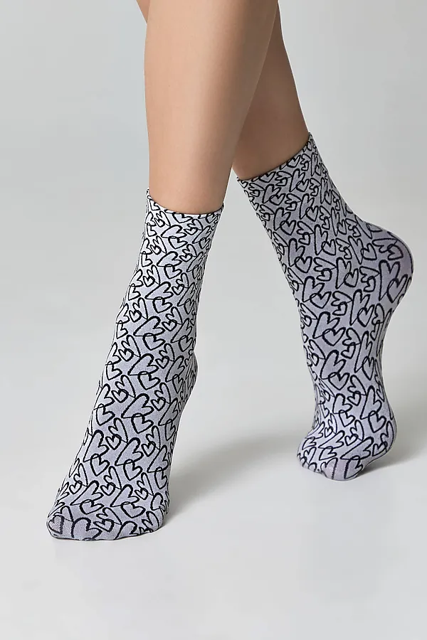 Носки  CONTE ELEGANT, nero-bianco - фото 2