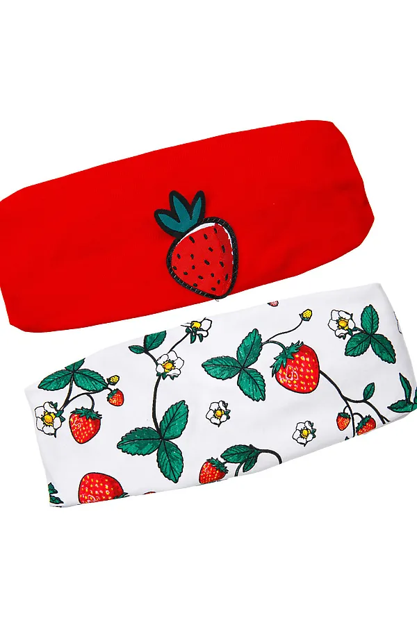 Косынки, 2 шт. PLAYTODAY, белый,красный - фото 2