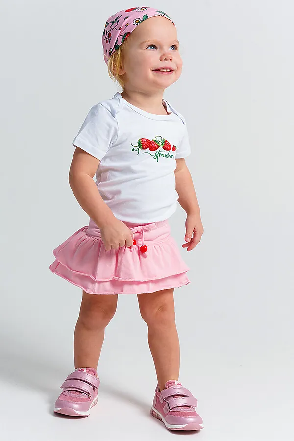 Косынка  PLAYTODAY, белый,розовый - фото 2