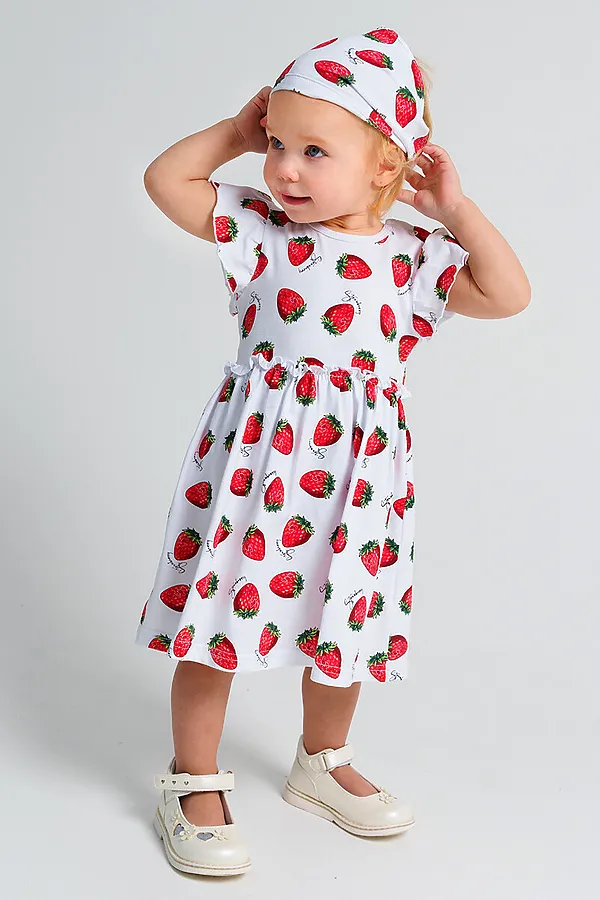 Косынка  PLAYTODAY, белый,розовый - фото 2