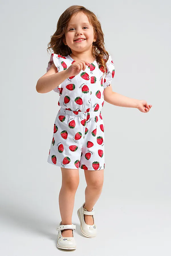 Комбинезон  PLAYTODAY, белый,разноцветный - фото 2