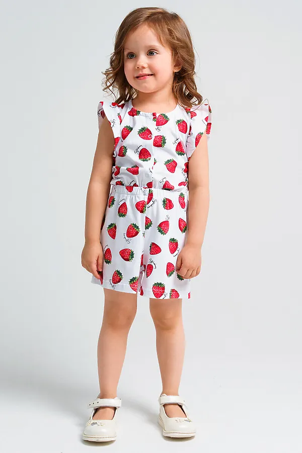 Комбинезон  PLAYTODAY, белый,разноцветный - фото 2