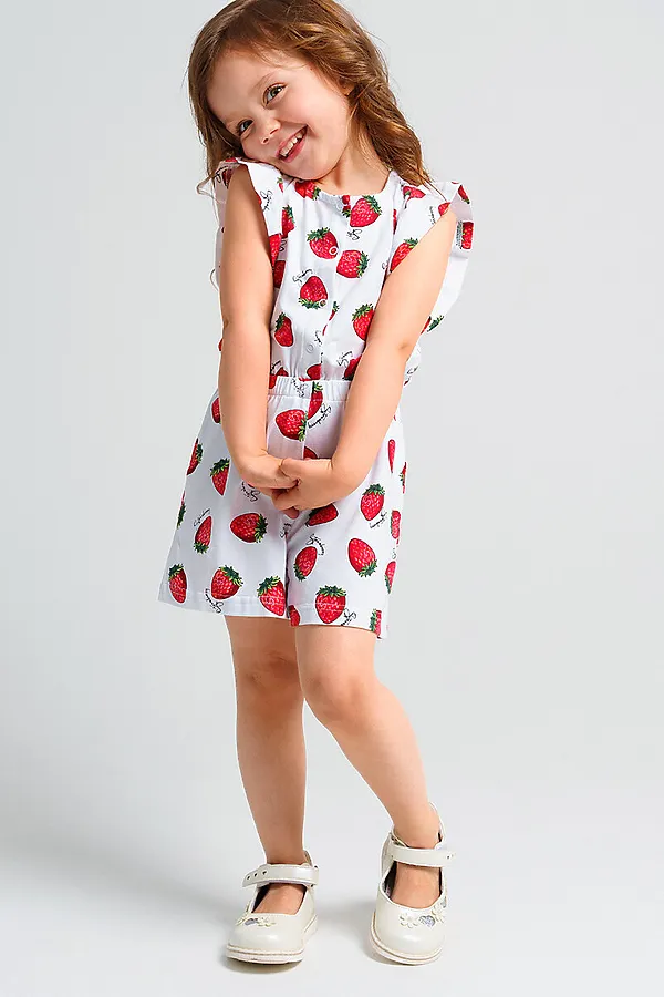 Комбинезон  PLAYTODAY, белый,разноцветный - фото 2