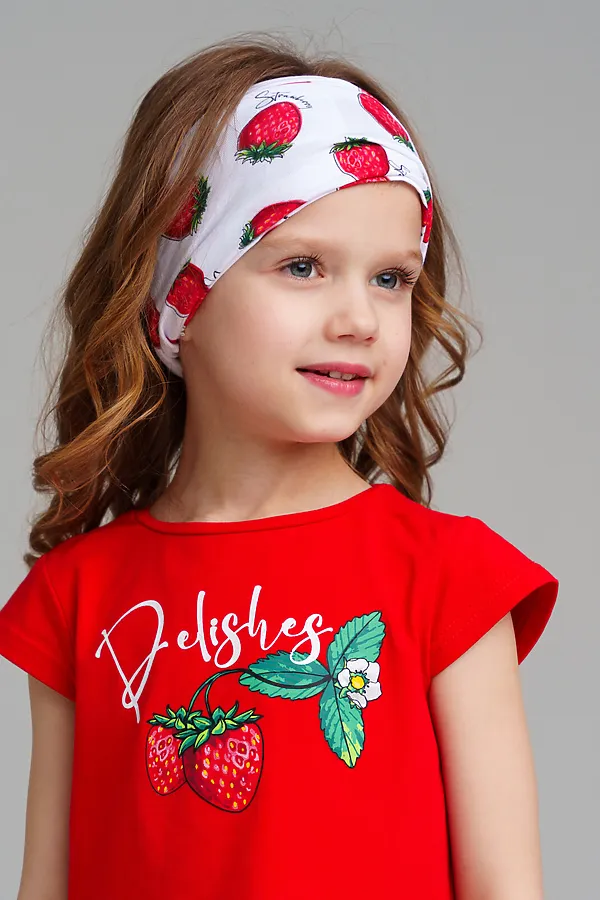 Косынка  PLAYTODAY, белый,розовый,разноцветный - фото 2