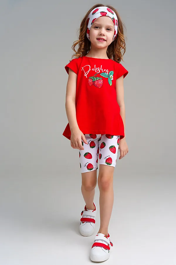 Косынка  PLAYTODAY, белый,розовый,разноцветный - фото 2