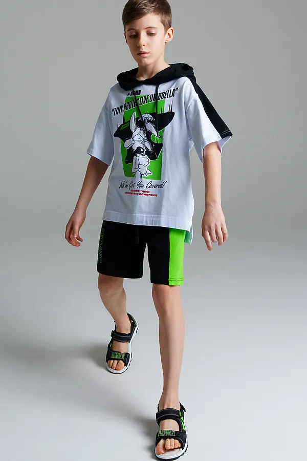 Футболка PLAYTODAY, белый,черный - фото 2