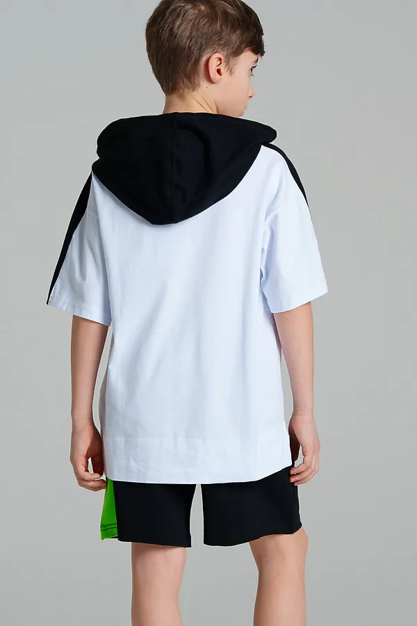 Футболка PLAYTODAY, белый,черный - фото 2