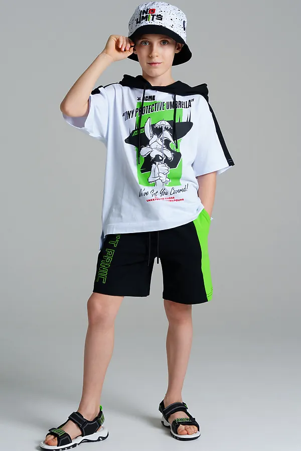 Футболка PLAYTODAY, белый,черный - фото 2