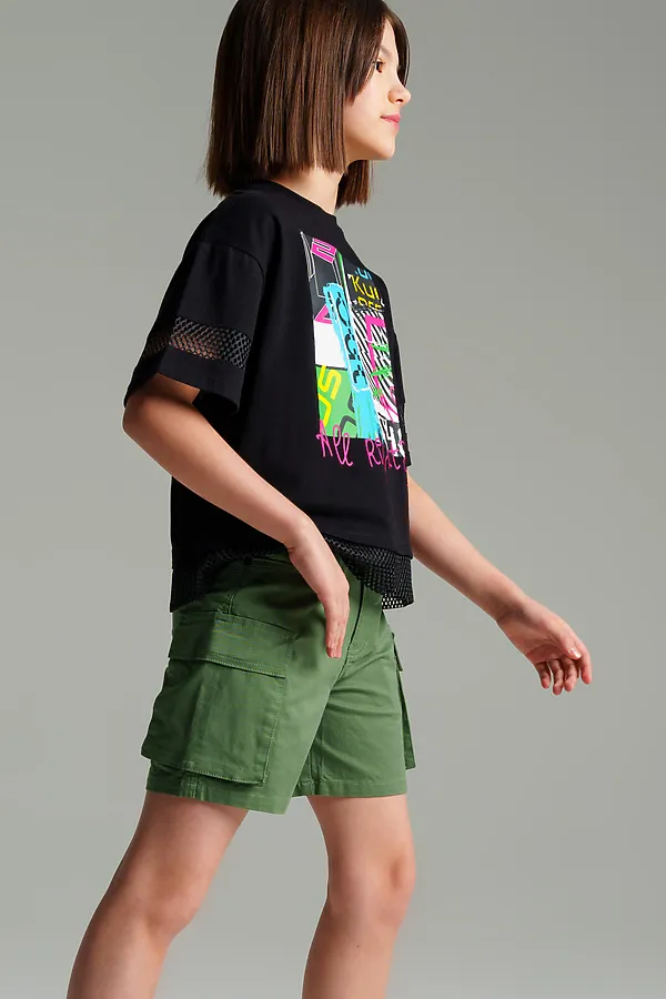 Шорты PLAYTODAY, хаки - фото 2