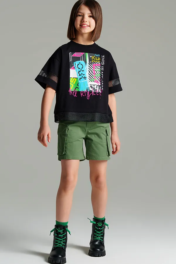 Шорты PLAYTODAY, хаки - фото 2