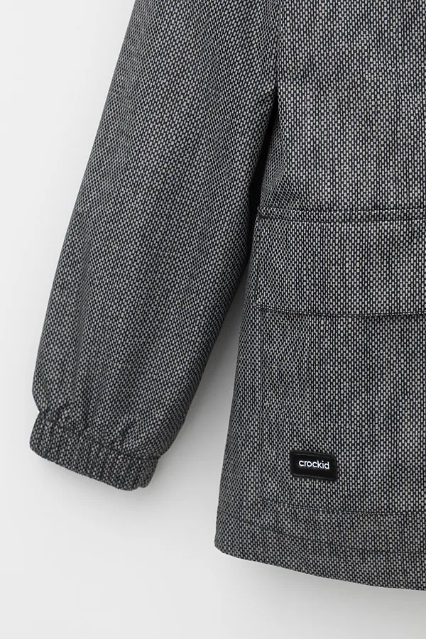 Куртка CROCKID, серо-коричневый,текстура ткани - фото 2