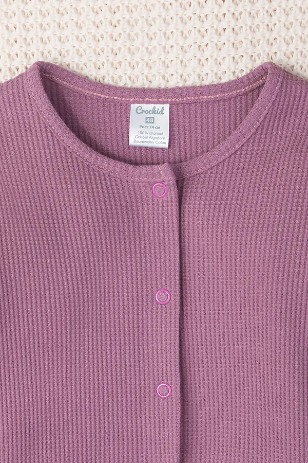 Комбинезон  CROCKID, темная орхидея - фото 2