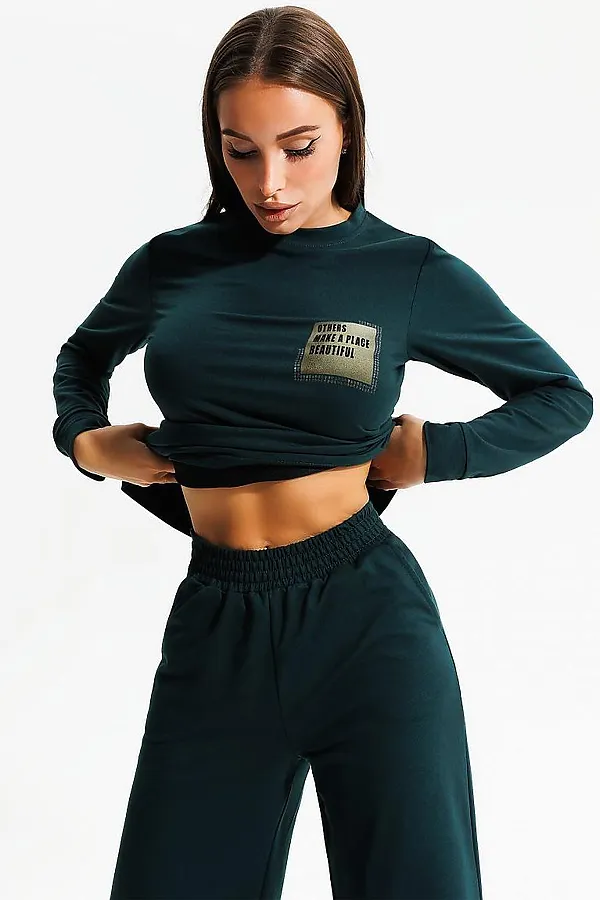 Костюм (Джемпер+Брюки) LIKA DRESS, зеленый - фото 2