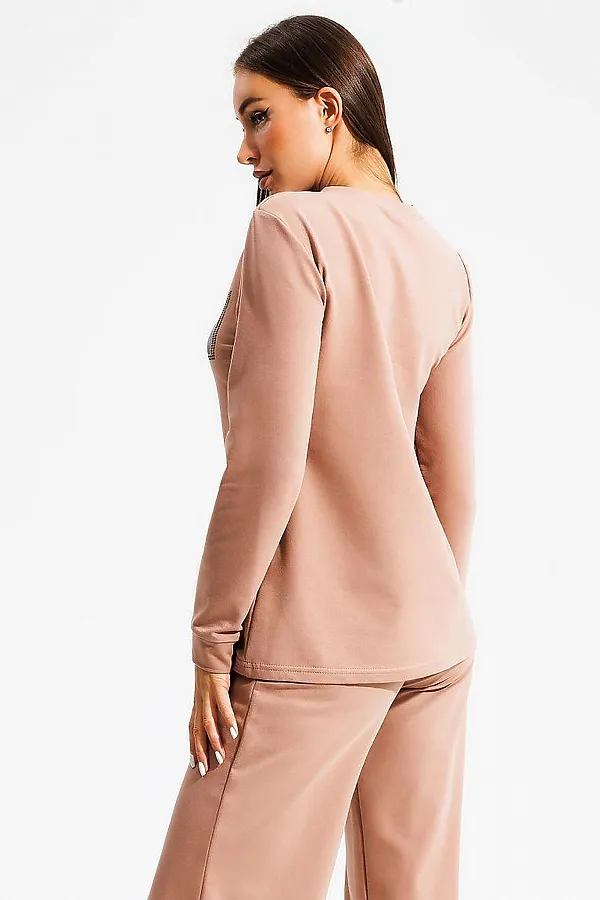 Костюм (Джемпер+Брюки) LIKA DRESS, бежевый - фото 2