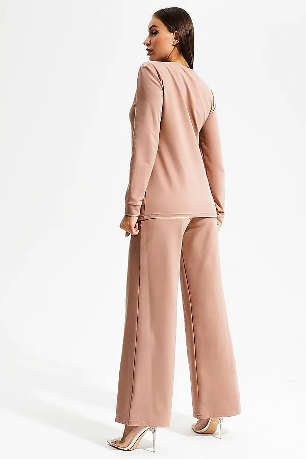 Костюм (Джемпер+Брюки) LIKA DRESS, бежевый - фото 2