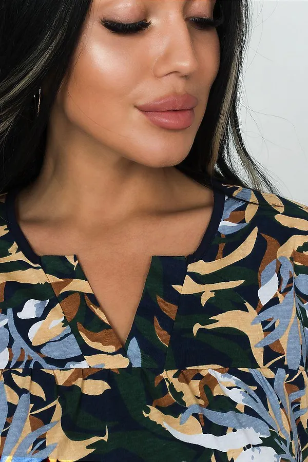 Костюм (Туника+Бриджи) LIKA DRESS, зеленый - фото 2