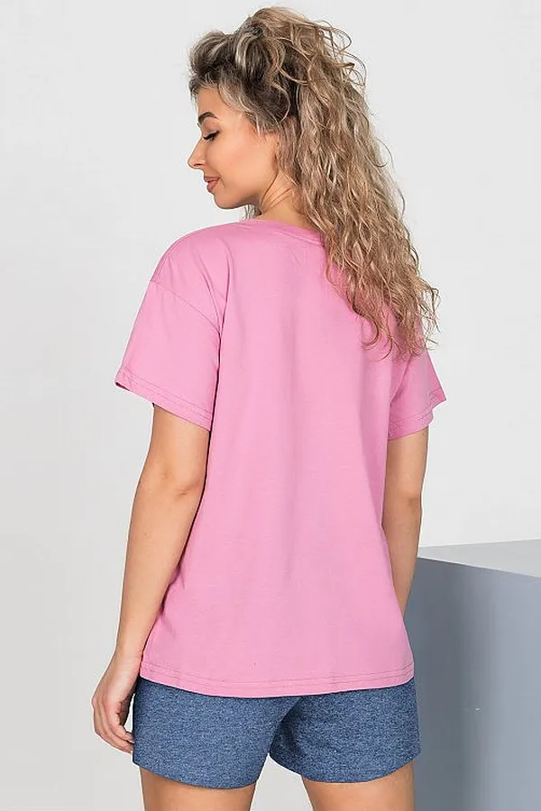 Костюм (Футболка+Шорты) LIKA DRESS, розовый - фото 2