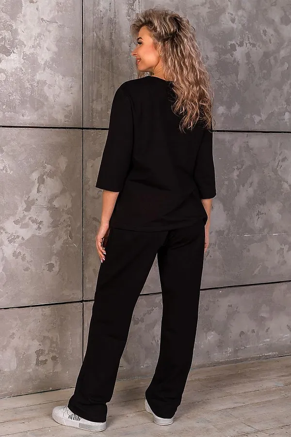 Костюм (Туника+Брюки) LIKA DRESS, черный - фото 2