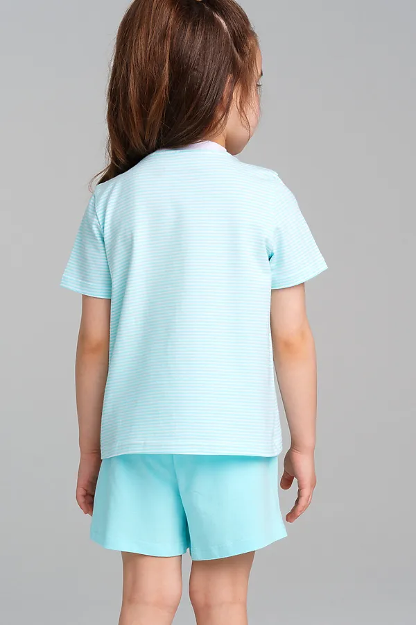 Пижама PLAYTODAY, белый,голубой - фото 2