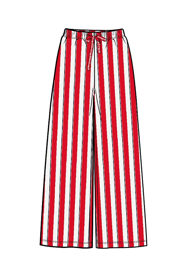 Брюки PLAYTODAY, белый,красный - фото 2