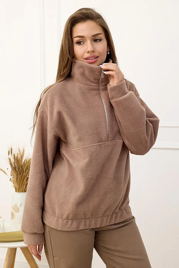 Толстовка LIKA DRESS, коричневый - фото 2