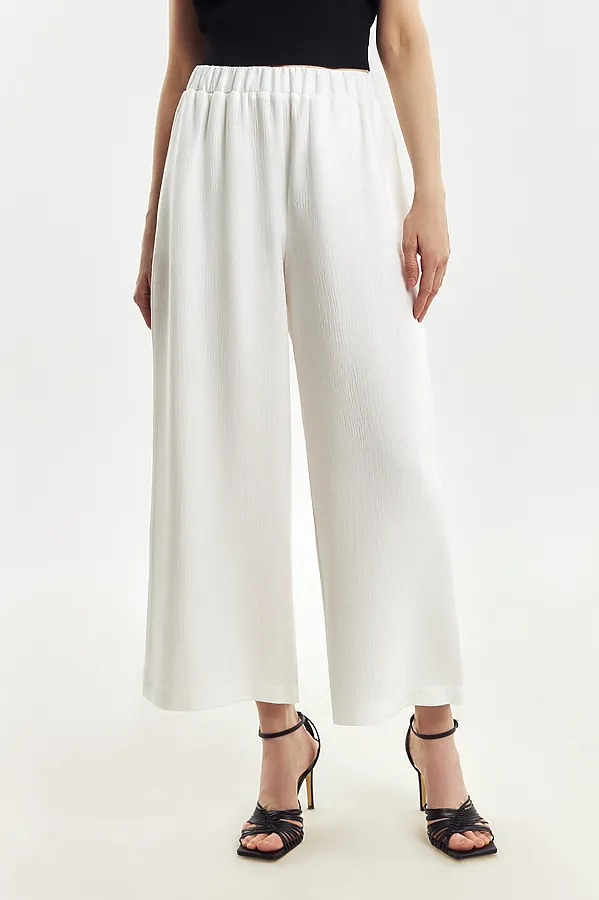 Брюки POMPA, белый - фото 2