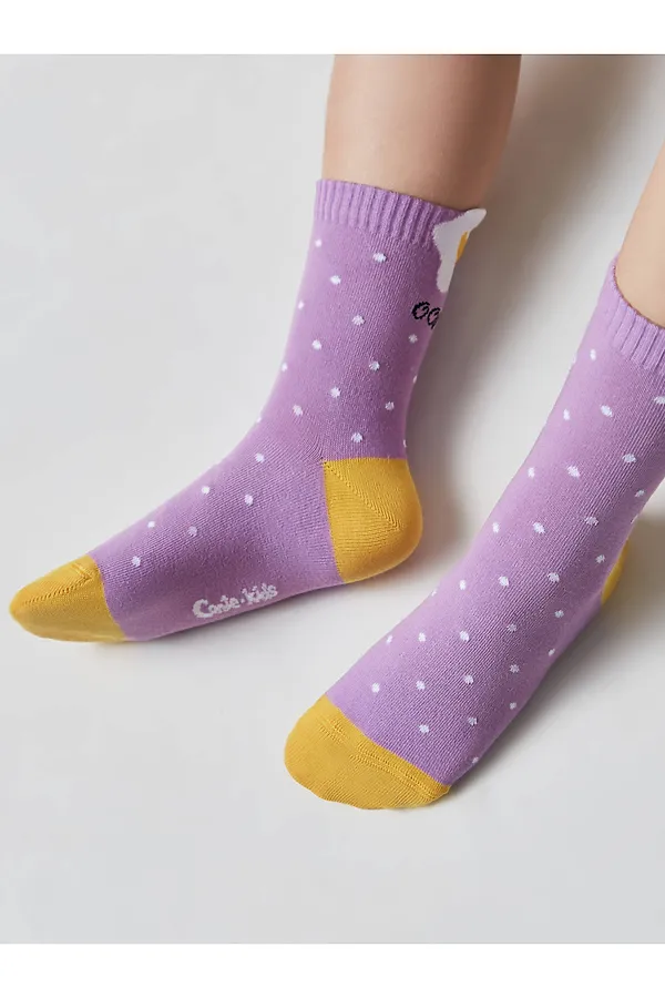 Носки CONTE KIDS, сиреневый - фото 2