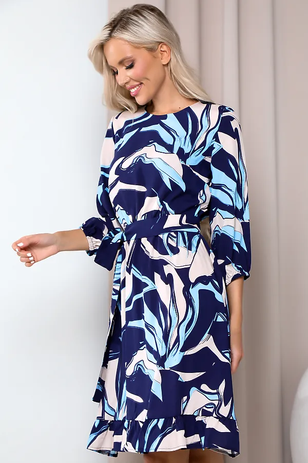 Платье OPEN-STYLE, темно-синий - фото 2