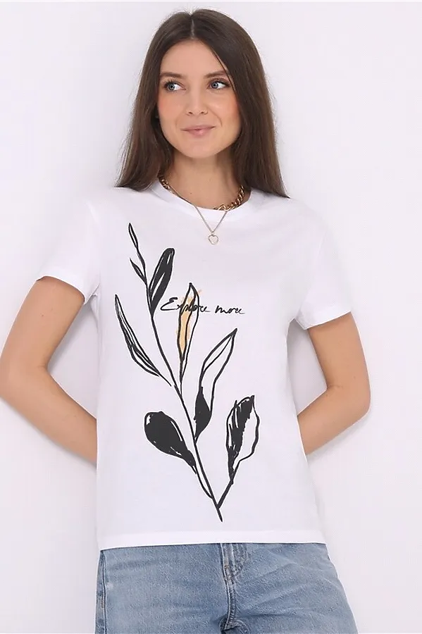 Футболка  АПРЕЛЬ, белый - фото 2