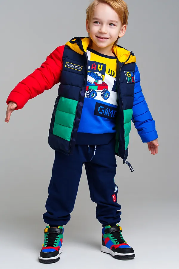 Свитшот  PLAYTODAY, разноцветный - фото 2