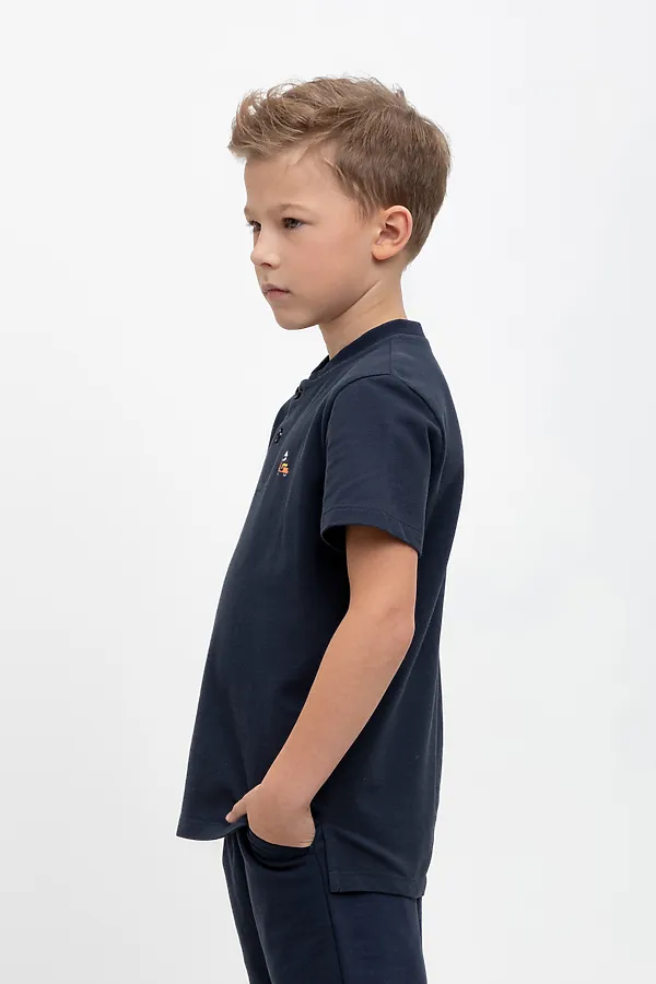 Футболка-поло CROCKID, индиго к458 - фото 2