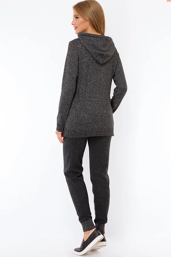 Костюм (Джоггеры + Толстовка) VAY, антрацит/металнить сильвер - фото 2