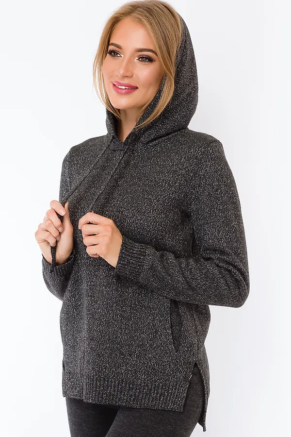 Костюм (Джоггеры + Толстовка) VAY, антрацит/металнить сильвер - фото 2