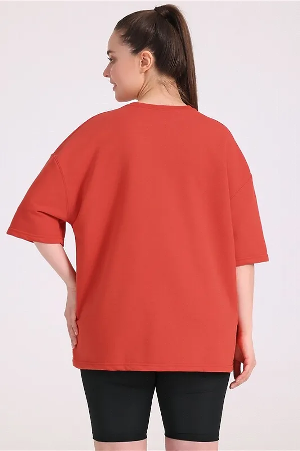 Футболка  АПРЕЛЬ, светло-красный21 - фото 2