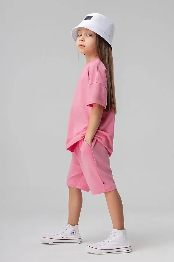 Комплект (Футболка+Шорты) BODO-S, розовый - фото 2