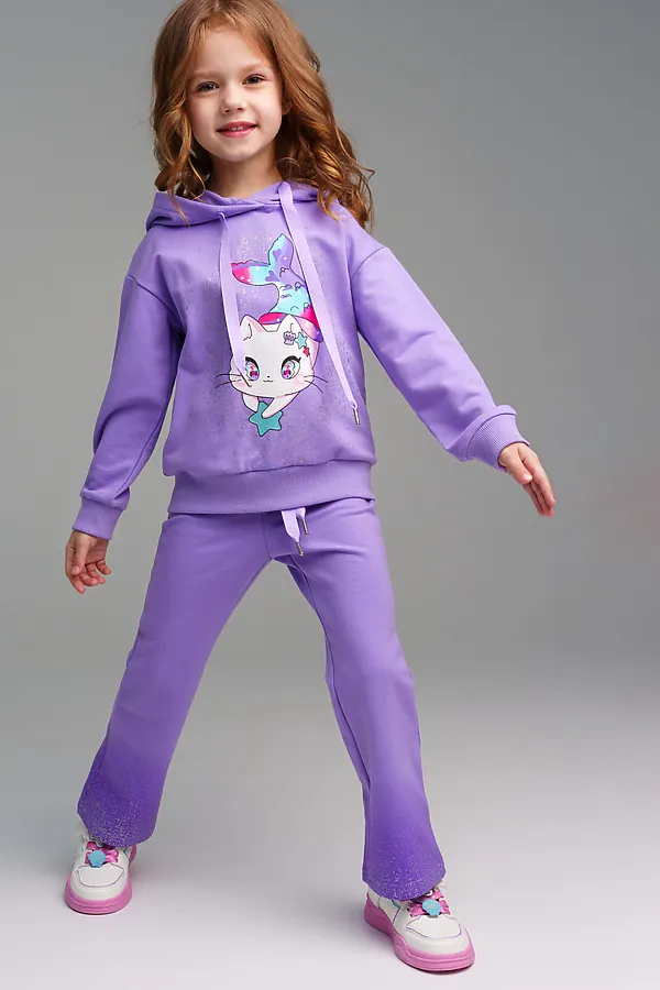 Худи PLAYTODAY, фиолетовый - фото 2